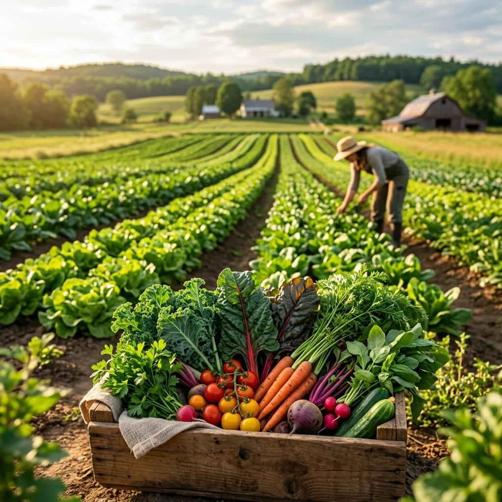 Fresh fruits and vegetables at a wholesale produce facility
