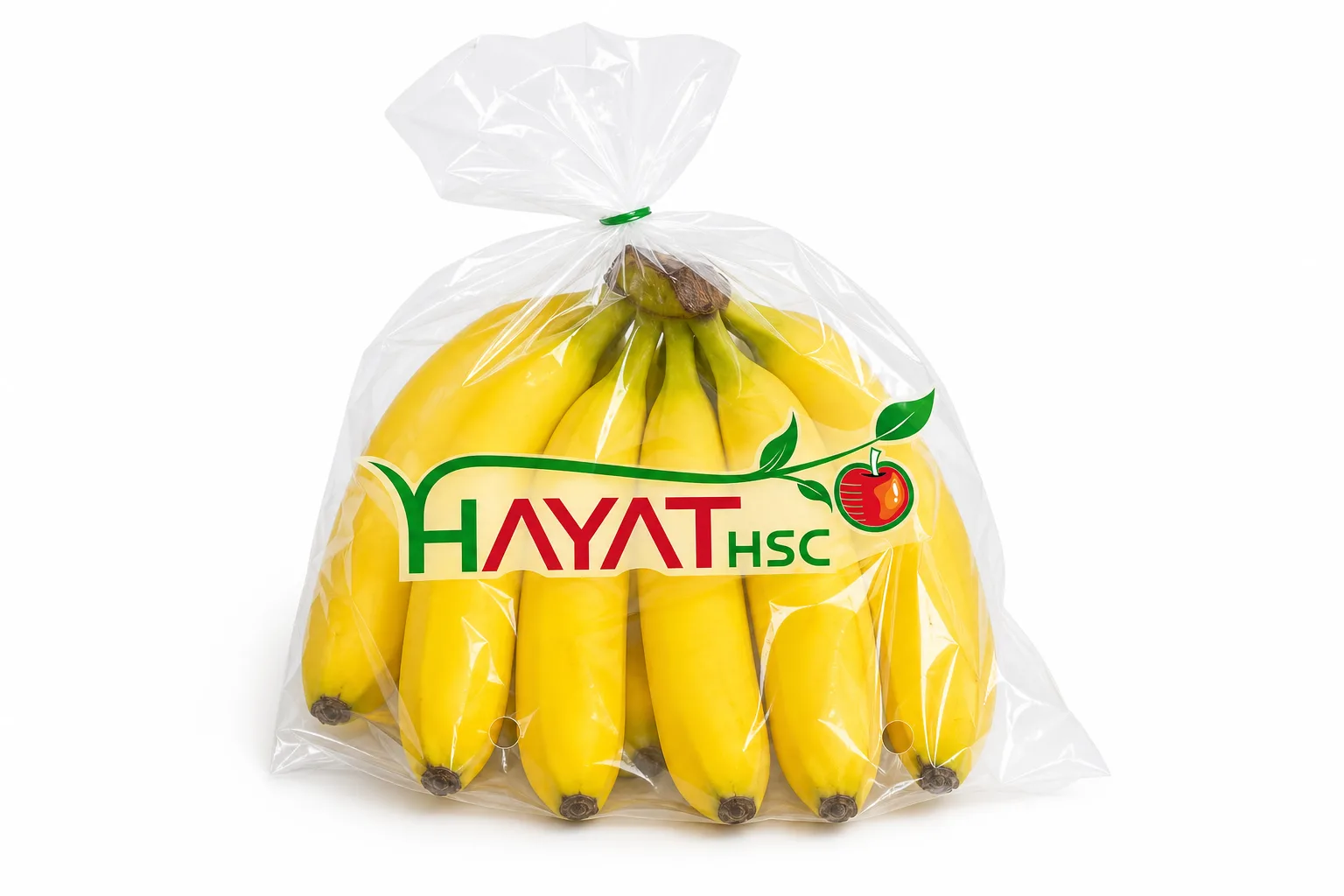 Bananas in Hayat HSC retail packaging