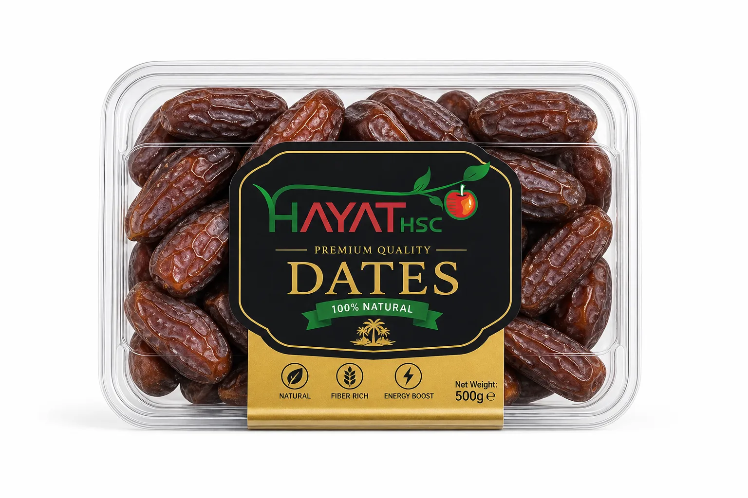 Dates in Hayat HSC retail packaging