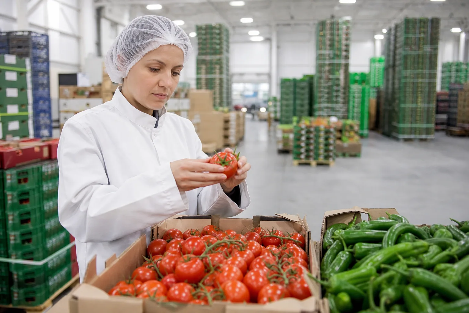 Quality grading before daily orders leave the distribution center